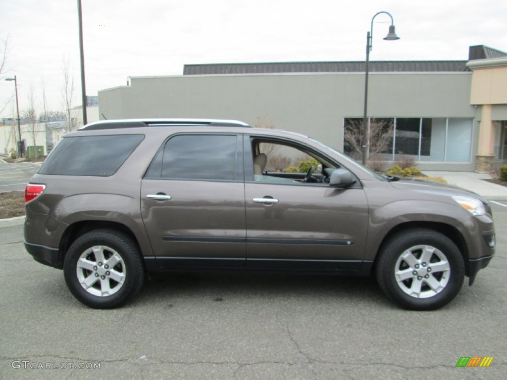 2008 Outlook XE AWD - Cocoa / Tan photo #9