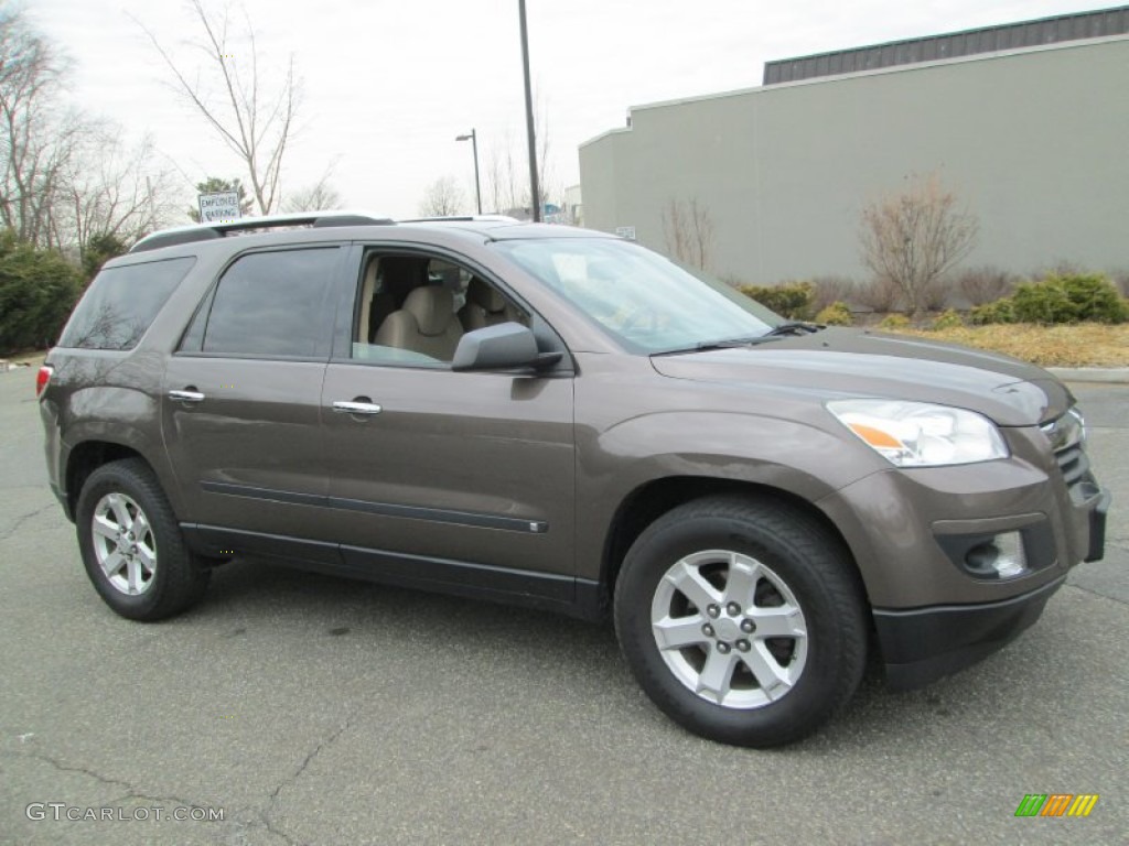 2008 Outlook XE AWD - Cocoa / Tan photo #11
