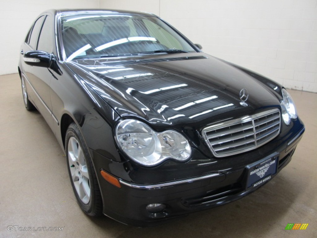 2007 C 350 4Matic Luxury - Black / Black photo #1