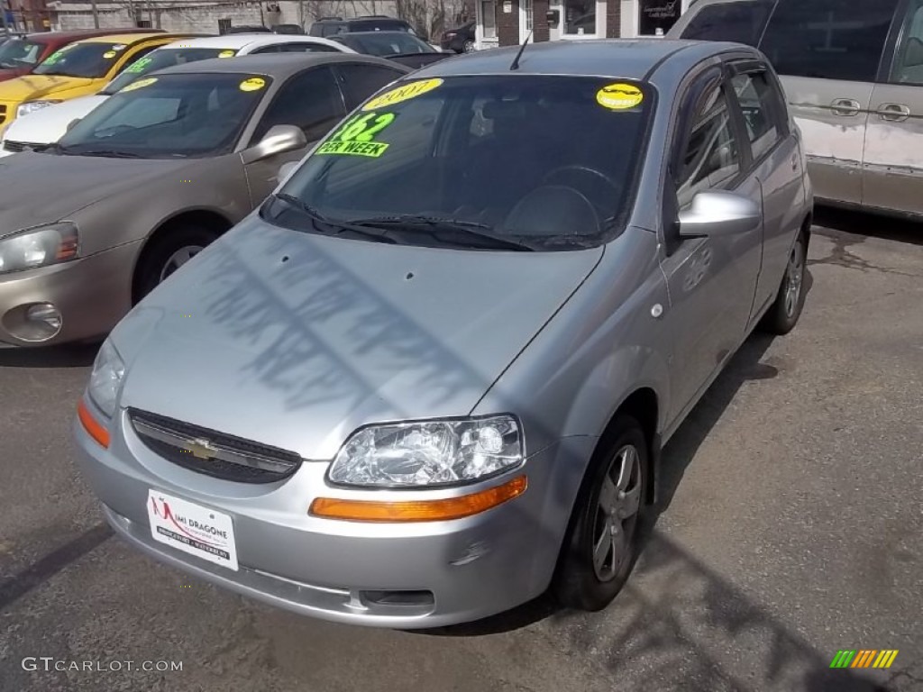 2008 Aveo Aveo5 LS - Cosmic Silver Metallic / Charcoal photo #1