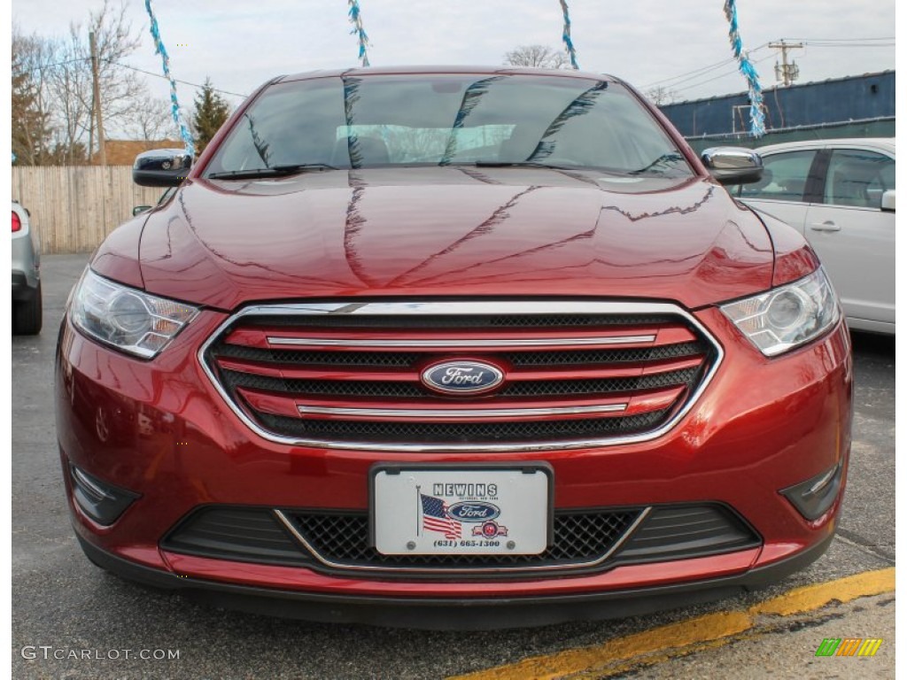 2014 Taurus Limited - Ruby Red / Charcoal Black photo #2