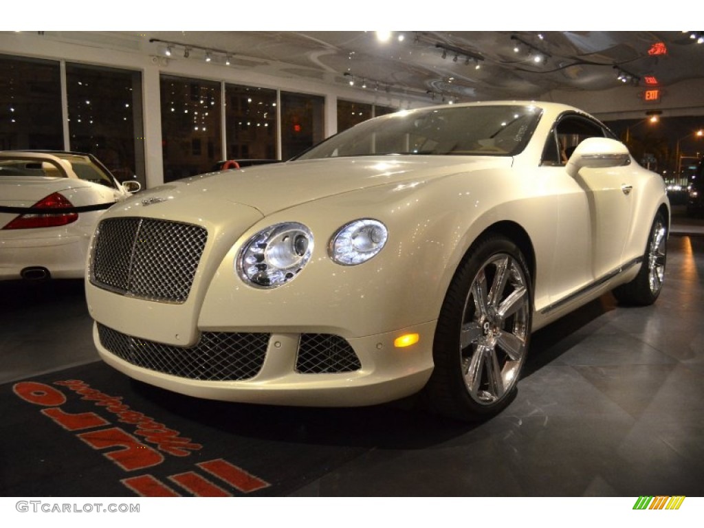 2012 Continental GT  - Ghost White / Newmarket Tan photo #3