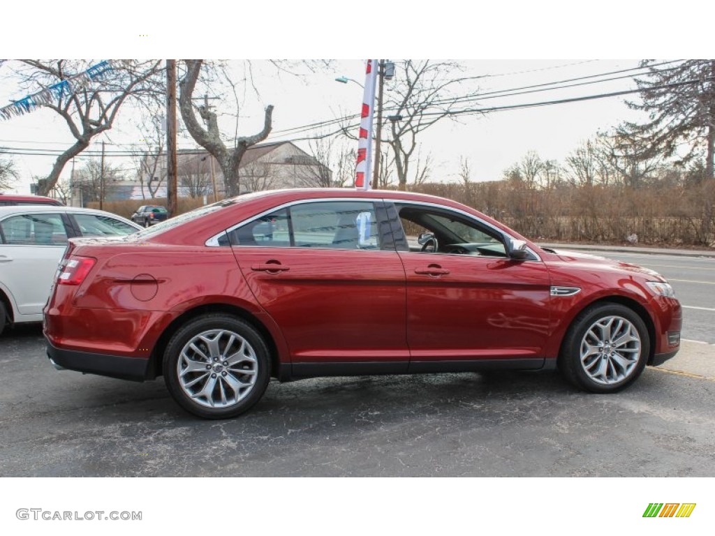 2014 Taurus Limited - Ruby Red / Charcoal Black photo #6