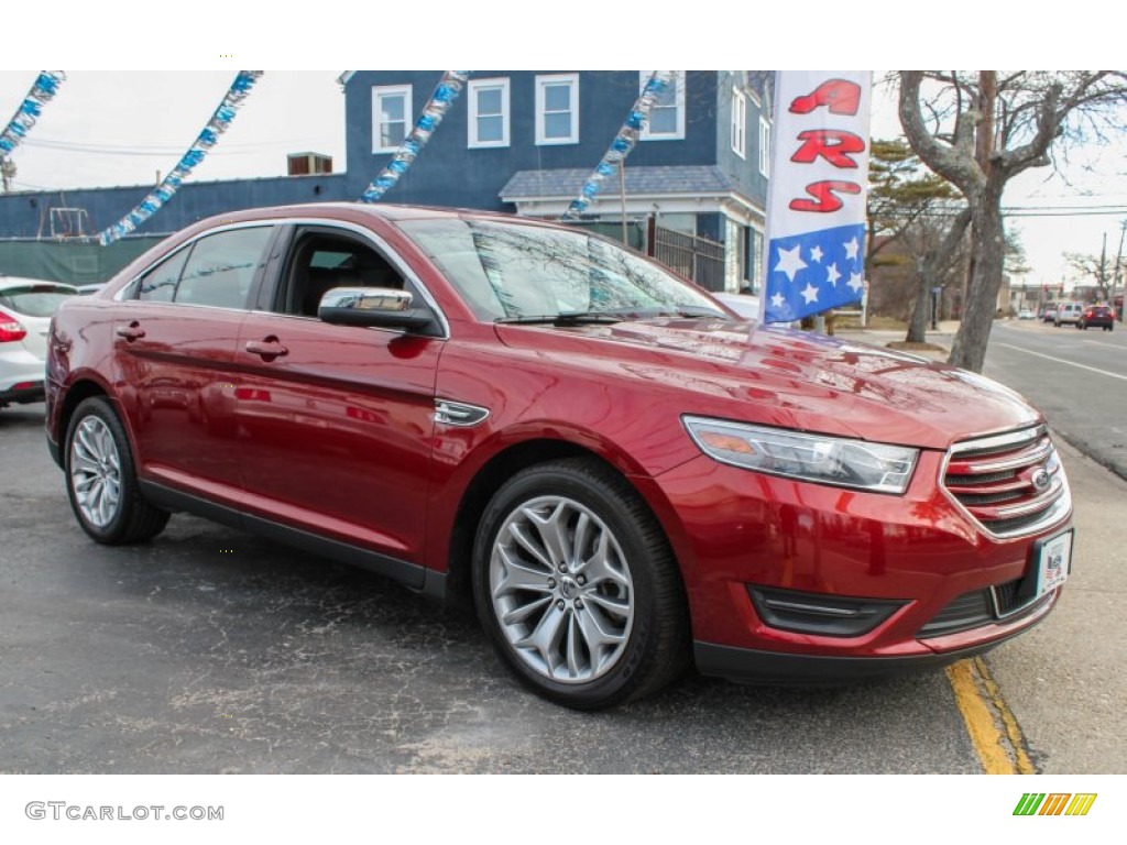2014 Taurus Limited - Ruby Red / Charcoal Black photo #7