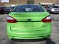 2014 Green Envy Ford Fiesta SE Sedan  photo #3