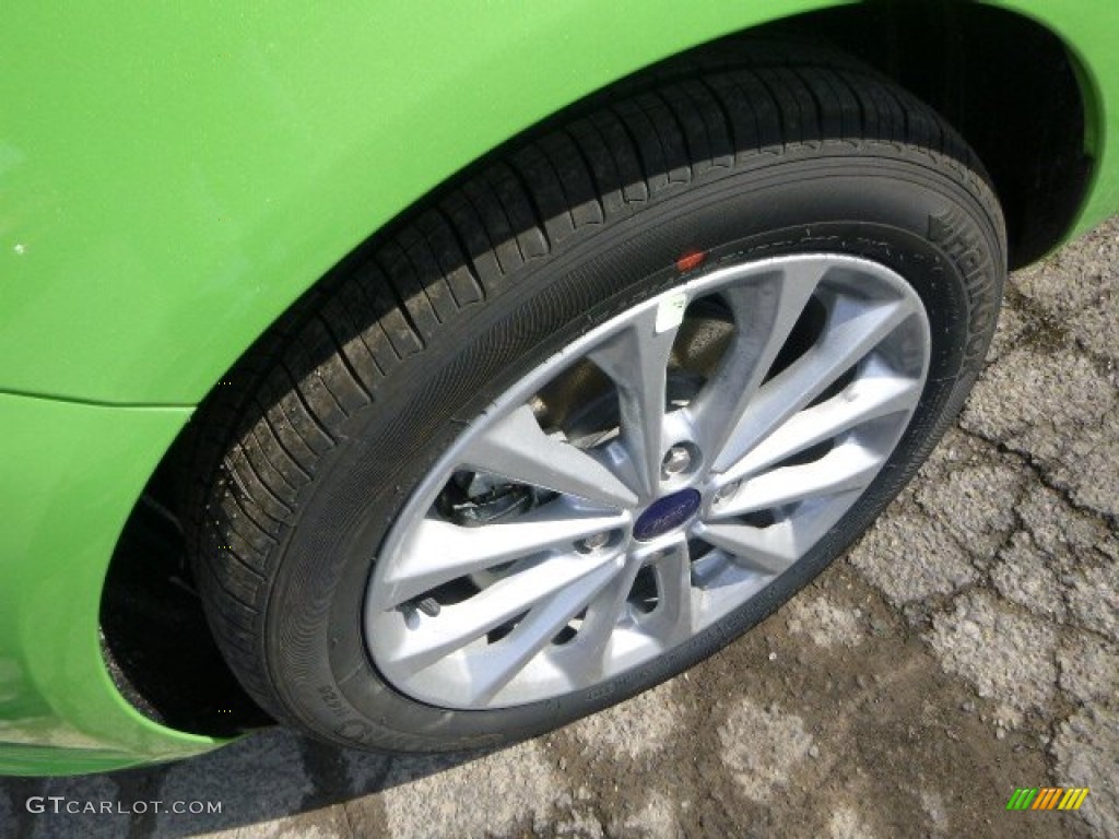 2014 Fiesta SE Sedan - Green Envy / Charcoal Black photo #7