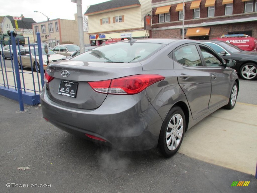 2012 Elantra GLS - Harbor Gray Metallic / Gray photo #4