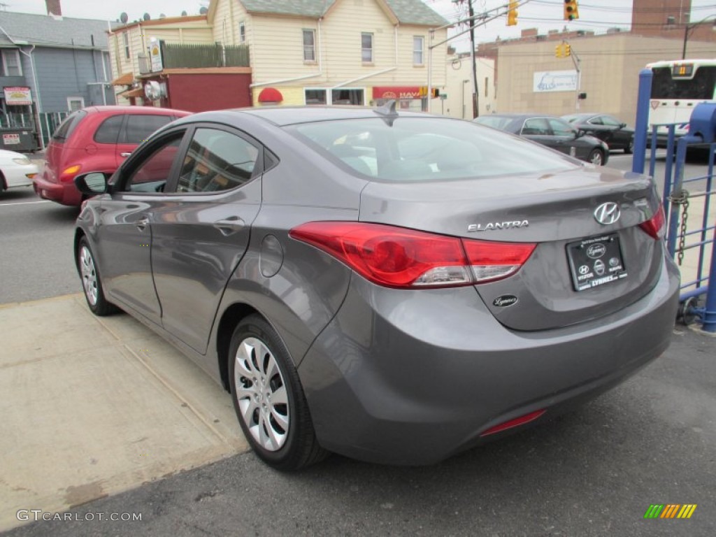 2012 Elantra GLS - Harbor Gray Metallic / Gray photo #6