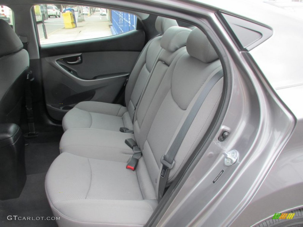 2012 Elantra GLS - Harbor Gray Metallic / Gray photo #8