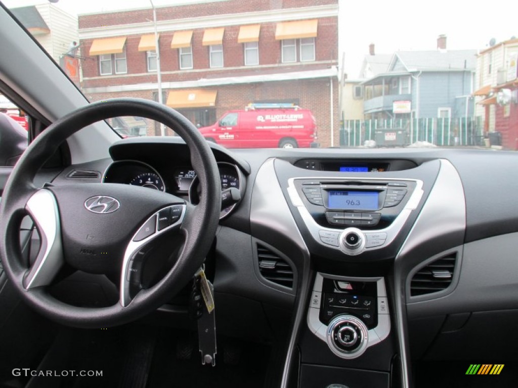2012 Elantra GLS - Harbor Gray Metallic / Gray photo #9