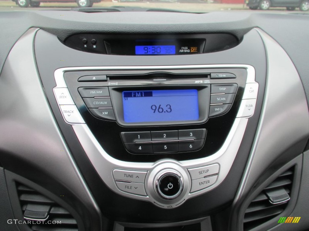 2012 Elantra GLS - Harbor Gray Metallic / Gray photo #11