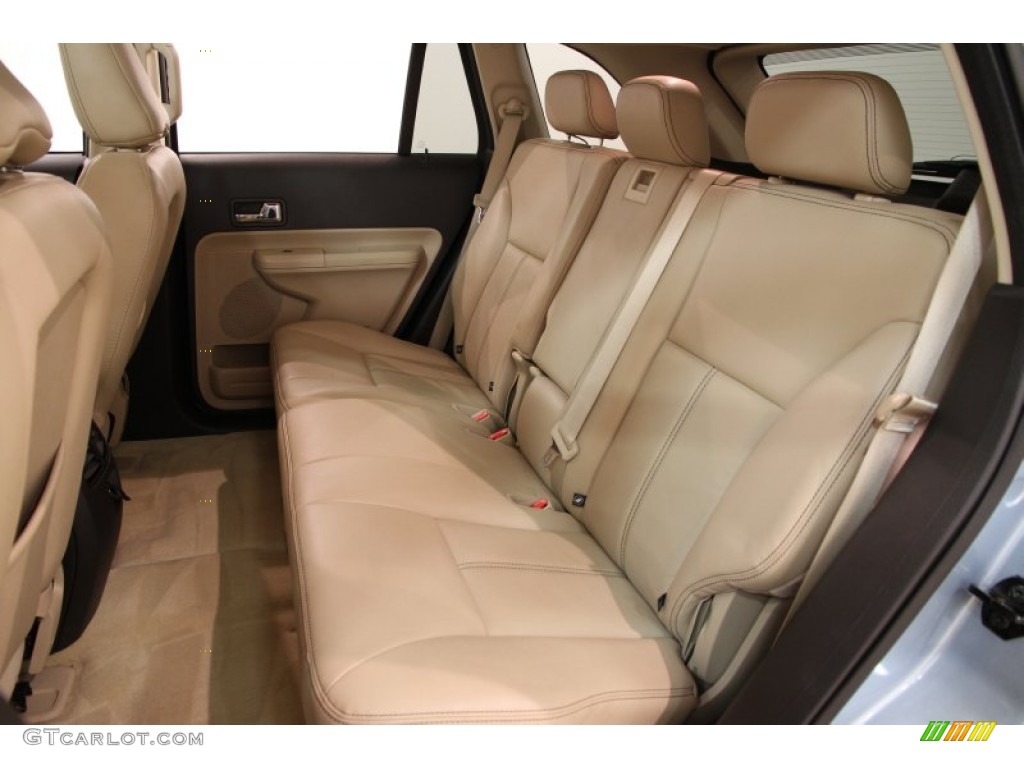 2008 Edge SEL - Light Ice Blue Metallic / Camel photo #14