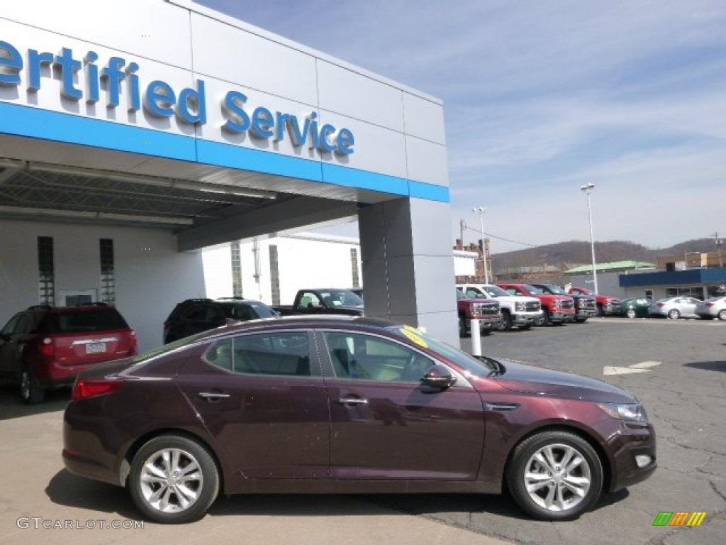 Dark Cherry Pearl Metallic Kia Optima