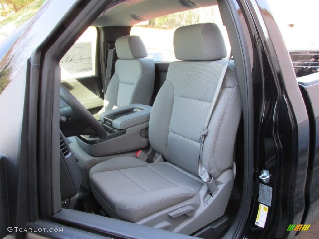 2014 Silverado 1500 WT Regular Cab 4x4 - Black / Jet Black/Dark Ash photo #8