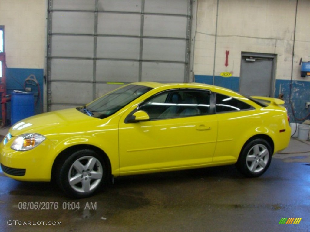 2007 Cobalt LT Coupe - Rally Yellow / Ebony photo #1