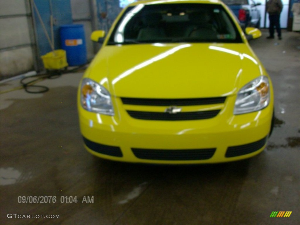 2007 Cobalt LT Coupe - Rally Yellow / Ebony photo #2