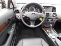 2010 Mercedes-Benz E Black Interior Steering Wheel Photo