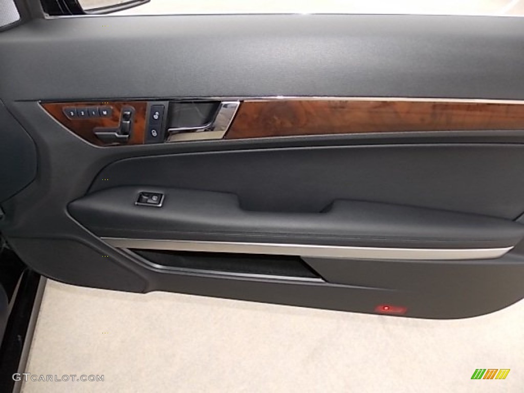 2010 Mercedes-Benz E 350 Coupe Black Door Panel Photo #91463053