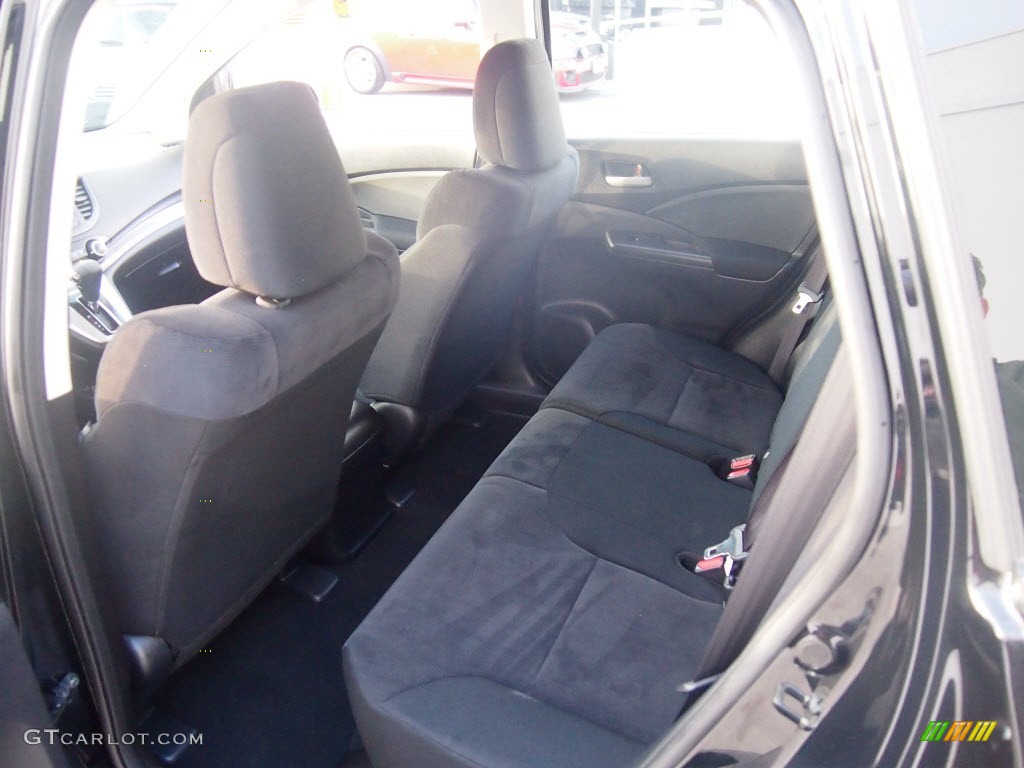 2012 CR-V LX - Crystal Black Pearl / Gray photo #10