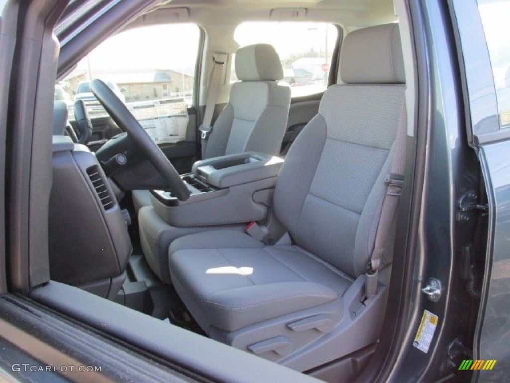 2014 Silverado 1500 WT Double Cab 4x4 - Blue Granite Metallic / Jet Black/Dark Ash photo #8