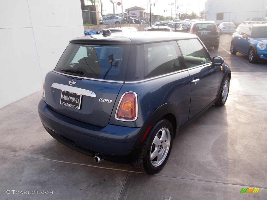 2009 Cooper Hardtop - Horizon Blue / Black/Grey photo #7