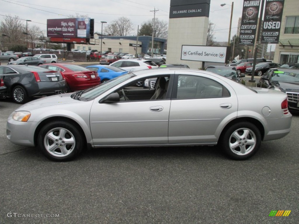 2005 Stratus SXT Sedan - Bright Silver Metallic / Dark Slate Gray photo #3