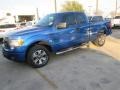 2014 Blue Flame Ford F150 STX SuperCab  photo #1