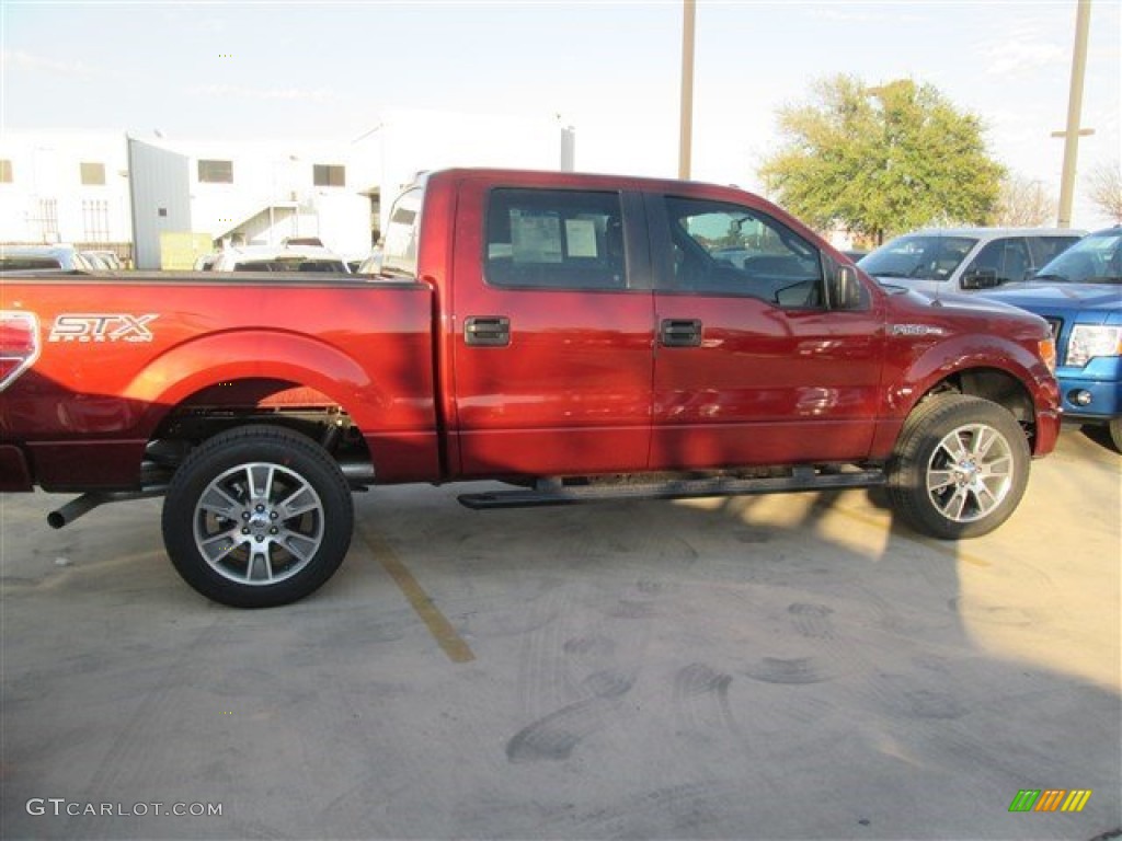 2014 F150 STX SuperCrew 4x4 - Sunset / Black photo #4