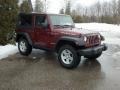 Red Rock Crystal Pearl 2010 Jeep Wrangler Rubicon 4x4 Exterior
