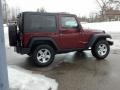 2010 Red Rock Crystal Pearl Jeep Wrangler Rubicon 4x4  photo #2