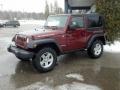 2010 Red Rock Crystal Pearl Jeep Wrangler Rubicon 4x4  photo #4