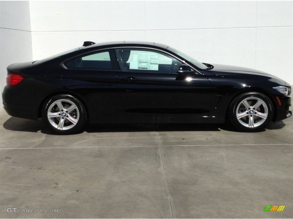 Jet Black 2014 BMW 4 Series 428i Coupe Exterior Photo #91468246