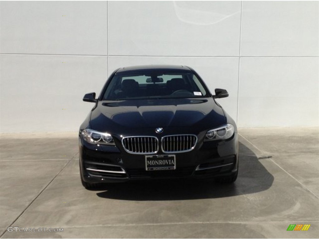 2014 5 Series 535i Sedan - Jet Black / Black photo #3