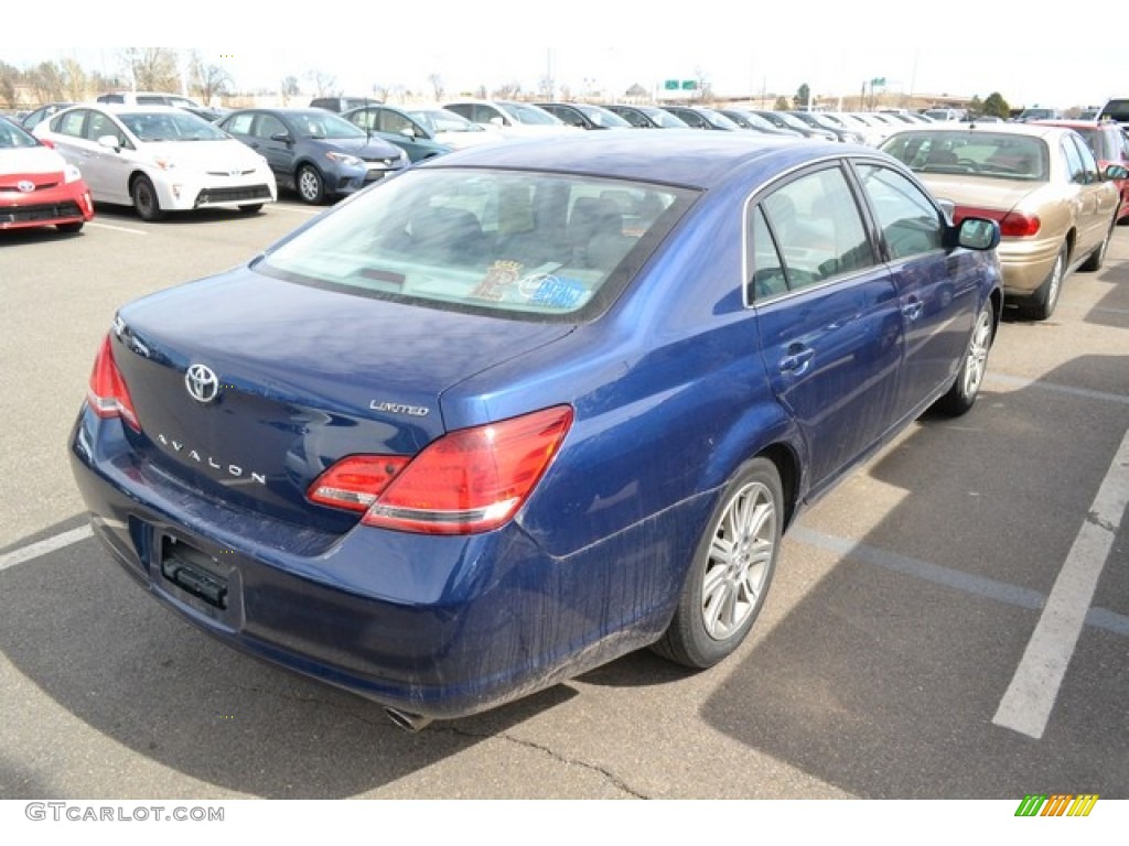 2007 Avalon Limited - Indigo Ink Blue Pearl / Light Gray photo #2