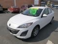 Crystal White Pearl Mica - MAZDA3 i Sport 4 Door Photo No. 4