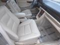 1990 Mercedes-Benz 420 SEL Parchment Interior Front Seat Photo
