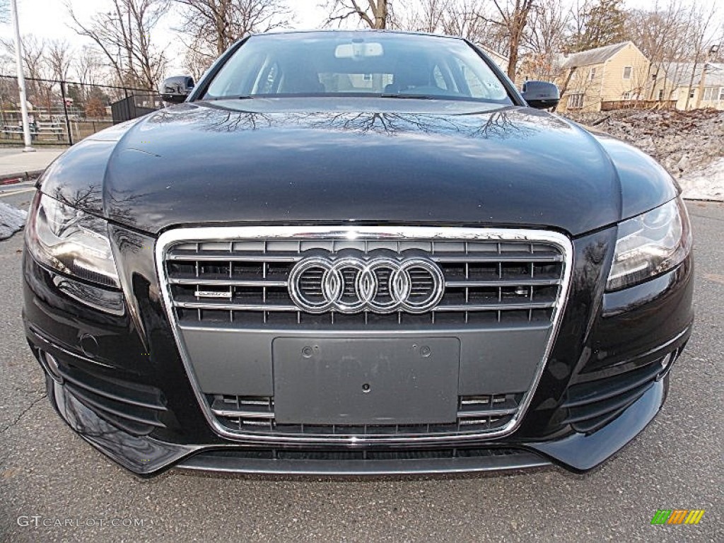 Phantom Black Pearl Effect 2012 Audi A4 2.0T quattro Sedan Exterior Photo #91471291