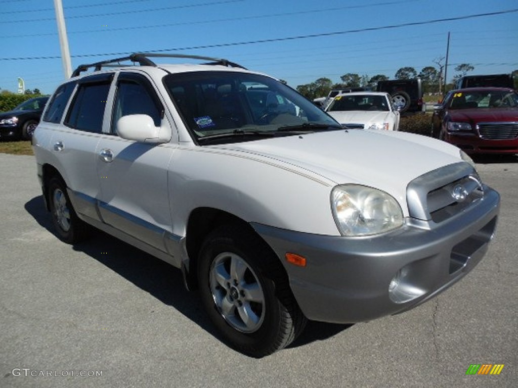 Nordic White 2005 Hyundai Santa Fe LX 3.5 Exterior Photo #91471435