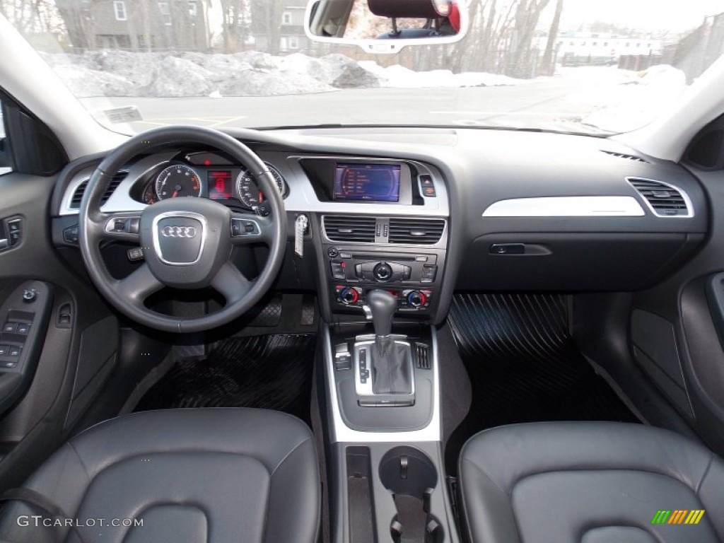 2012 Audi A4 2.0T quattro Sedan Black Dashboard Photo #91471477