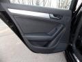 Black 2012 Audi A4 2.0T quattro Sedan Door Panel