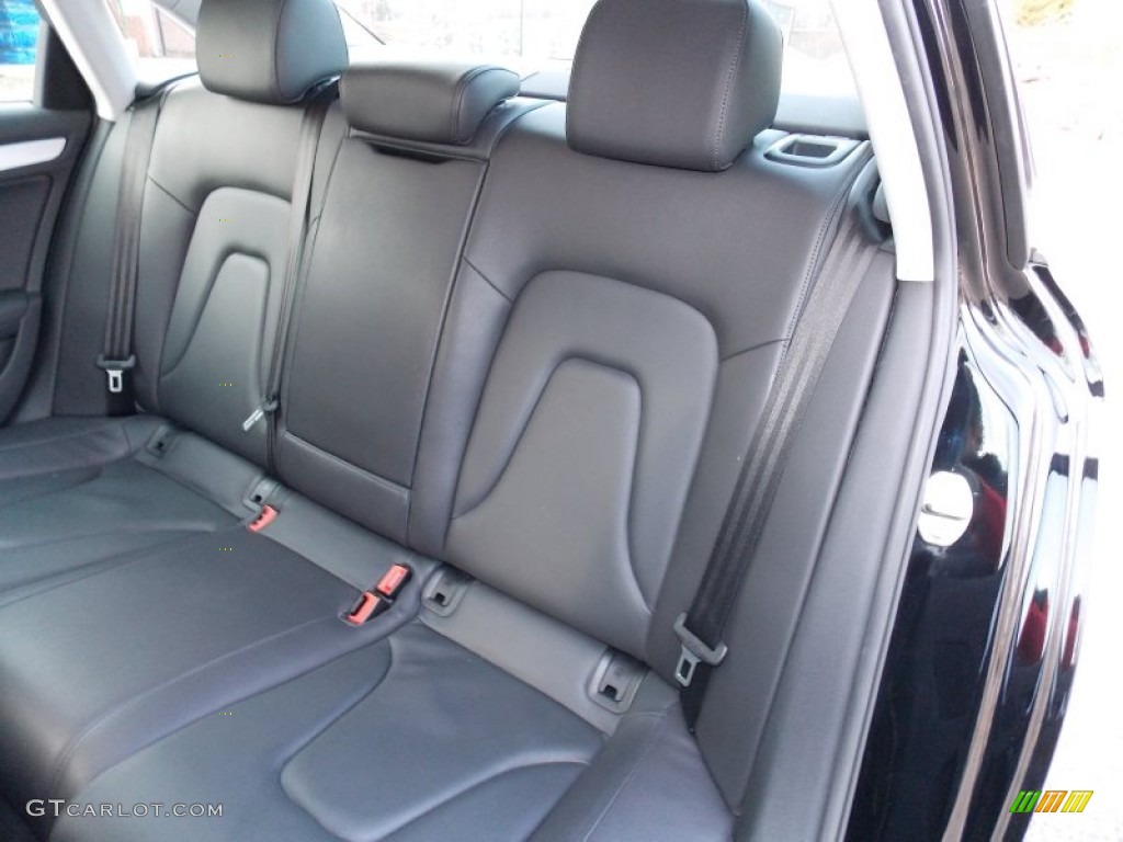 Black Interior 2012 Audi A4 2.0T quattro Sedan Photo #91471543