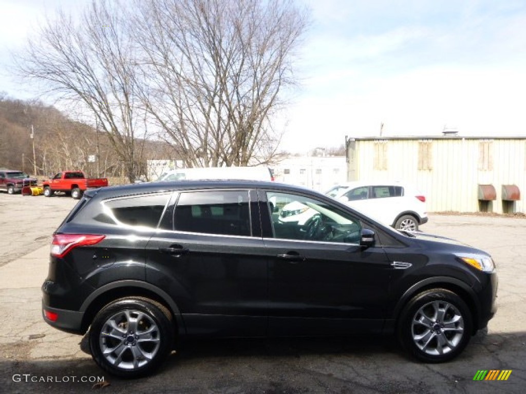 2013 Escape SEL 2.0L EcoBoost 4WD - Tuxedo Black Metallic / Charcoal Black photo #1