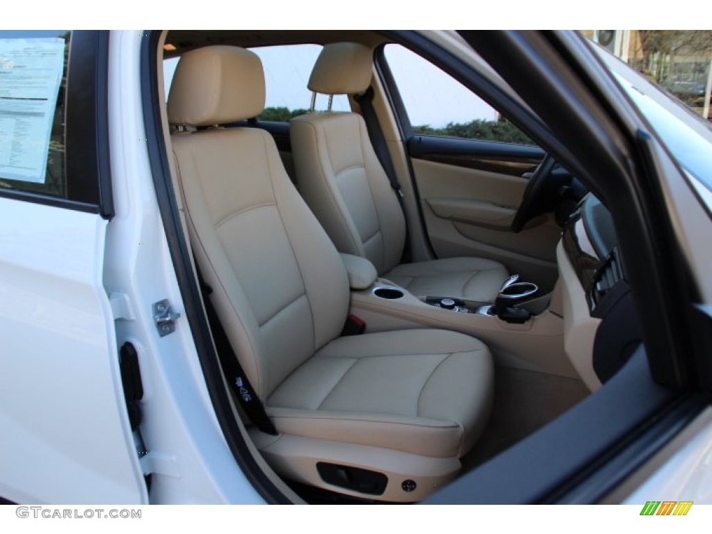 Sand Beige Interior 2014 BMW X1 xDrive28i Photo #91474495