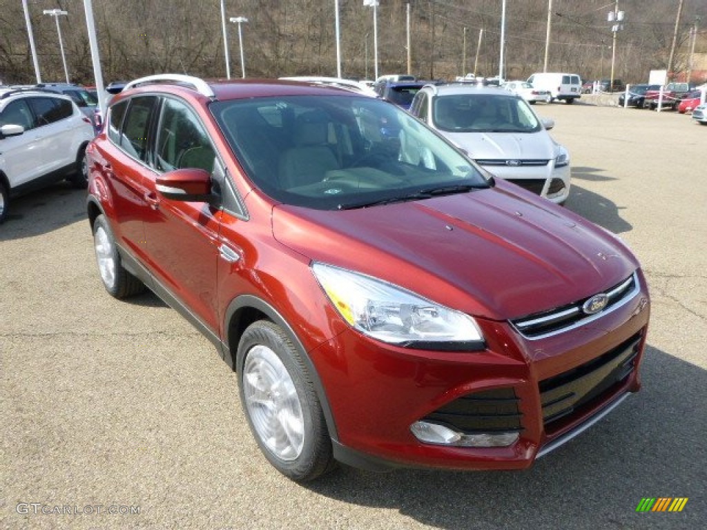 2014 Escape Titanium 1.6L EcoBoost 4WD - Sunset / Medium Light Stone photo #2