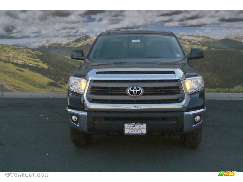 2014 Tundra SR5 Double Cab 4x4 - Black / Sand Beige photo #2