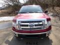 2014 Ruby Red Ford F150 XLT SuperCab 4x4  photo #3