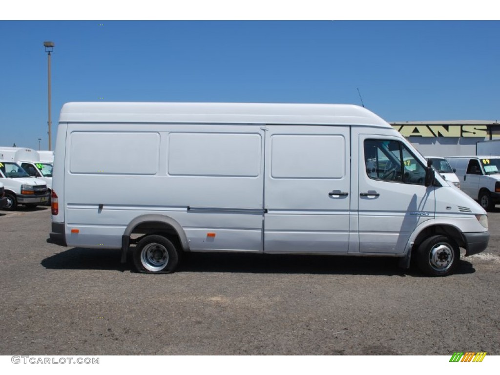 2006 Sprinter Van 3500 High Roof Cargo - Arctic White / Gray photo #2