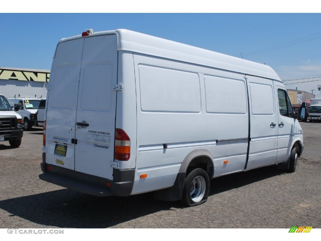 2006 Sprinter Van 3500 High Roof Cargo - Arctic White / Gray photo #3