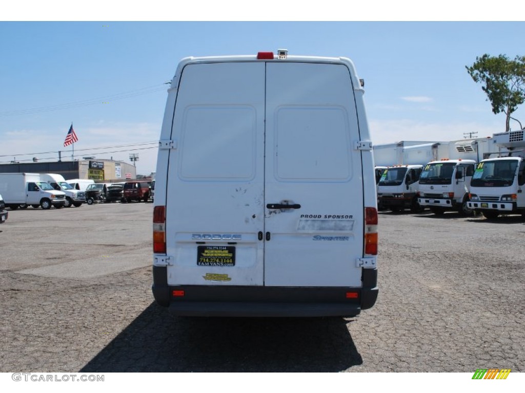 2006 Sprinter Van 3500 High Roof Cargo - Arctic White / Gray photo #4