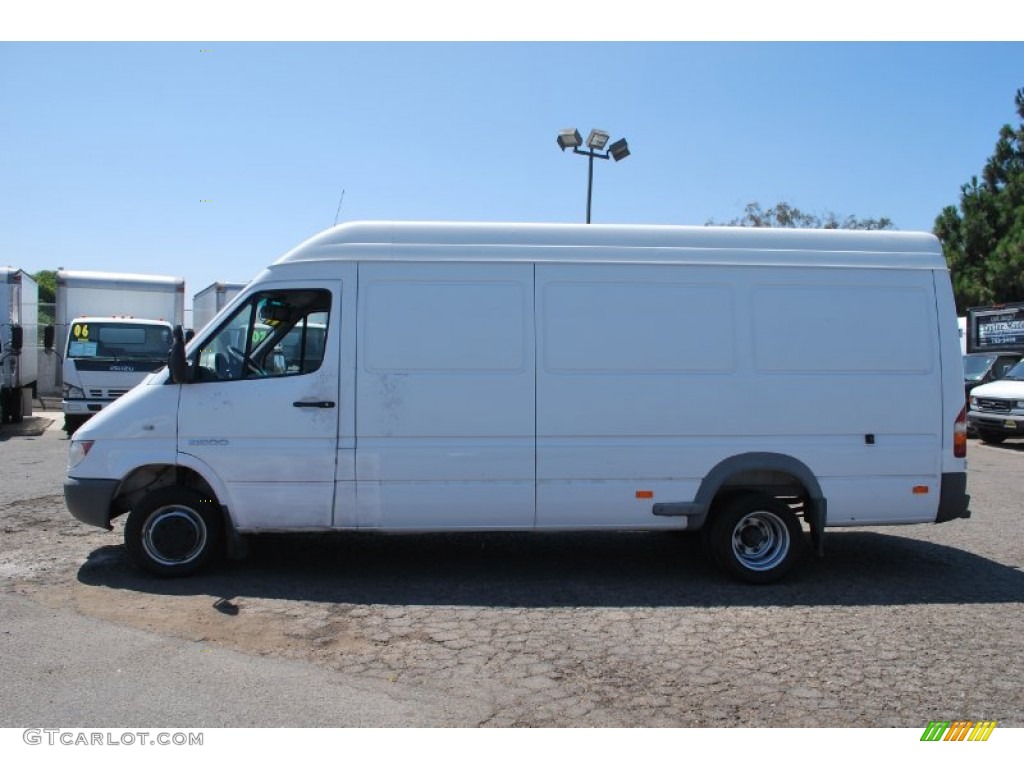 2006 Sprinter Van 3500 High Roof Cargo - Arctic White / Gray photo #7